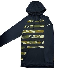 Nike Men s Camo/ Black Training Pullover Camoflauge Hoodie Sweatshirt size S