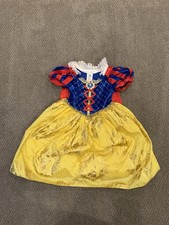 Disney Store Snow White Costume Gown Princess Child Size 4 INSIDE TEAR