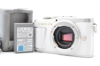 Mint Olympus Pen E-PL9 16.1 MP Digital Camera Body White Shutter Count 1619