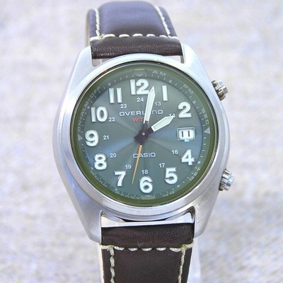 Retro Casio OVW-100BJ Overland Solar Lume Field Watch Rare Japanese Model
