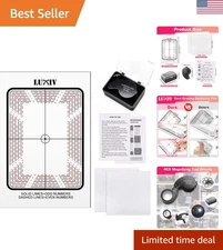 Compact Card Centering Toolkit - 30X Magnifier and 2 Cleaning Cloths Included