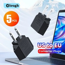 4.0mm Electrical Socket Plug US To EU Adapter Plugs US America To EU European