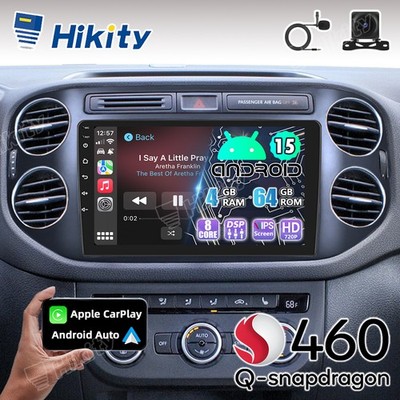 CarPlay 8Core Android 15 Autoradio Für VW Tiguan 5N 2011-2015 Navi WIFI DSP RDS