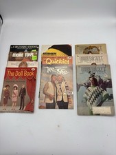 Vintage 1970  s Knit Crochet Sew Booklets Lot Of 10