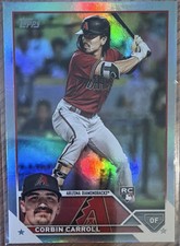 Topps 2023 Series 2 Corbin Carroll #401 Diamondbacks Rainbow Foil Rookie