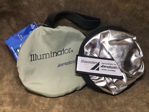 Westcott 14" Illuminator Reflector (Silver/Gold) with Case