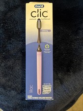 Oral B CLIC Manual Toothbrush Whitening Lilac Handle Replacement Brush Head