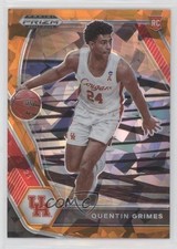 2021-22 Panini Prizm Draft Picks Orange Ice Quentin Grimes #46 Rookie RC 0dk