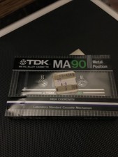 TDK  MA   90   Metal TYPE IV   JAPAN   New BLANK CASSETTE TAPE (1) (SEALED)