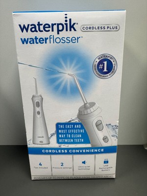 Waterpik Cordless Plus Zahnseide weiß, wiederaufladbar, tragbar, Dental