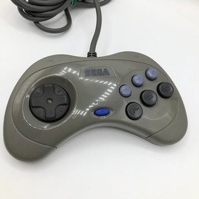 Sega Saturn SS Home Console HST-3210 Grey Tested working NTSC-J w/ Ctrlr+Cables