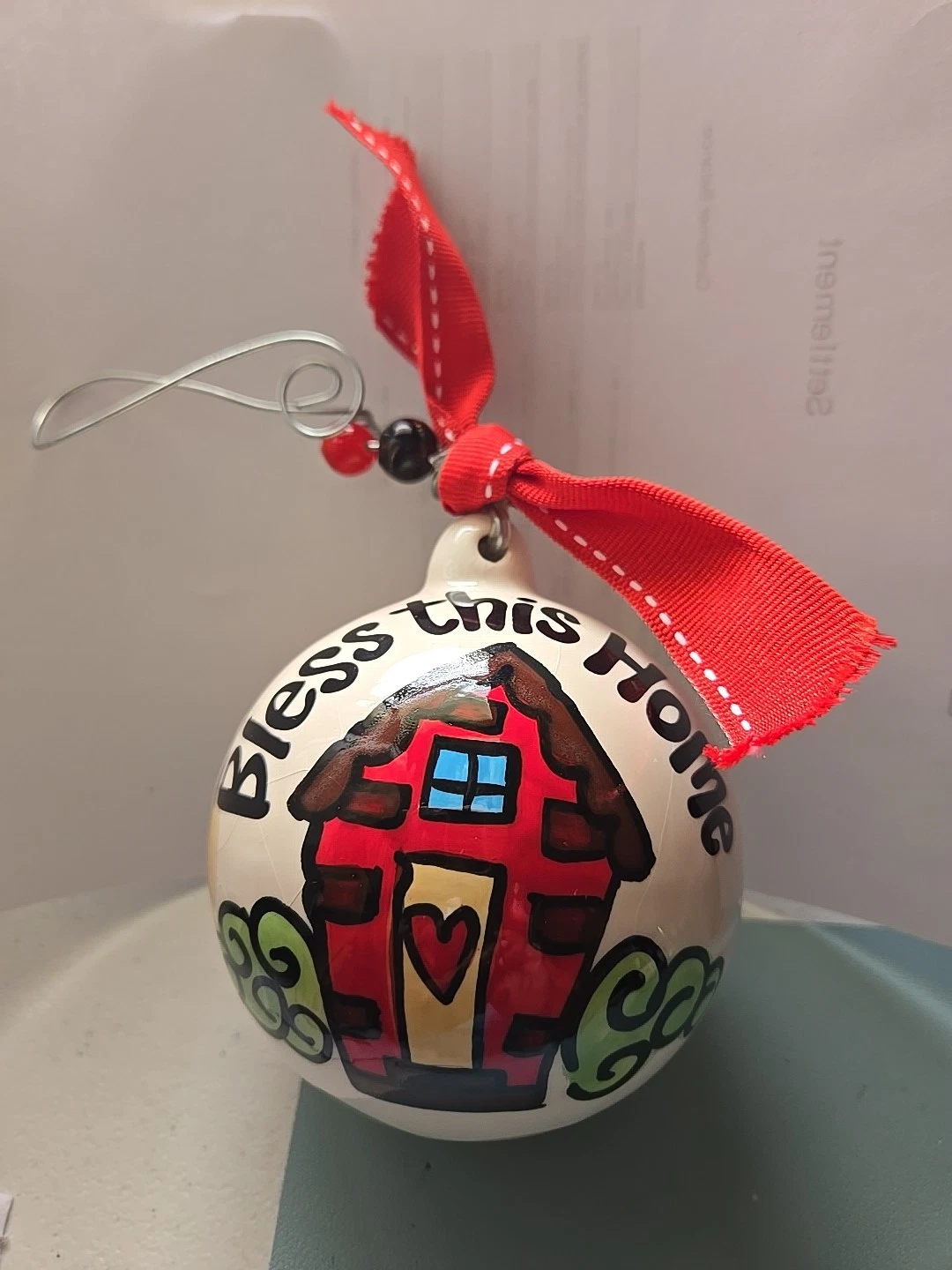 Glory Haus Bless this Home Ornament