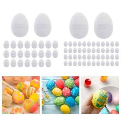 Befüllbare Ostereier weiß Ostereier Ostern Mottoparty Zubehör Neuheit