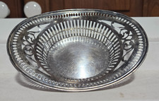 Antique Watson Co Sterling Silver Pierced Candy/Nut Bowl #3501 - 39.2 g - Read