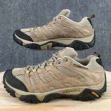 Merrell Shoes Womens 9.5 Moab Ventilator Sneakers Taupe Lace Up Low Top Comfort
