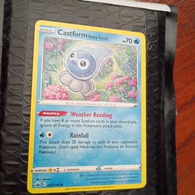 SWSH06: Chilling Reign Castform Rainy Form #033/198 Common Pokemon Card