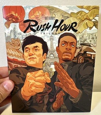 Rush Hour -3 Movie Collection Slip Sleave Blue Ray Bonus Disc Speacial Features