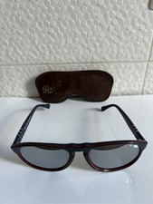Persol Ratti Sport Sonnenbrille 649/4 Hellblau Blau Weiß Vintage 70er Repariert