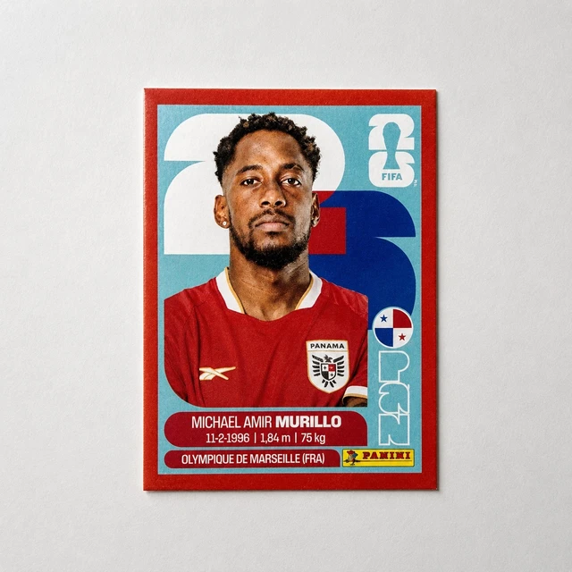2026 Panini FIFA World Cup Sticker Red Parallel Michael Amir Murillo Panama PAN6