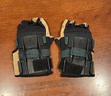 Vintage B1 Rollerblade Advanced Wrist Guard Gloves Padded Leather Brace Medium