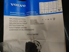 VOLVO 740/760 SPEAKER BALANCE CONTROL NEW OLD STOCK