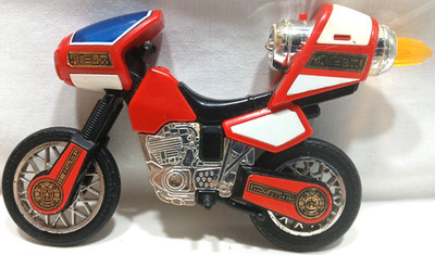 1996 Bandai Power Rangers Zeo Jet Cycle V Red 1996 Bandai Motorcycle Vintage