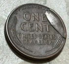 NO DATE LINCOLN WHEAT CENT PENNY LARGE CUD MINT ERROR REVERSE