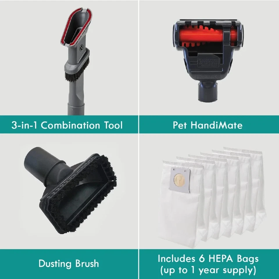 Alfombra elevadora Kenmore Intuition BU4022 aspiradora vertical con bolsas apta para mascotas Foto 4 de 4