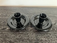 Vtg Pair HALL Taper Candle Holders Made in USA