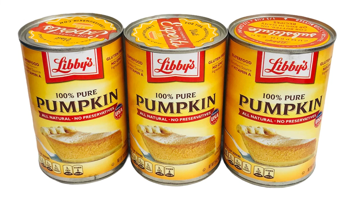 Libby's pure top pumpkin for dogs