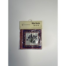 Purple lavender wine booties set of 4