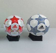 MINI 2 PCS SET OF MILAN 2001/RUSSIA 2008 FINALE SIZE 1 Soccer Ball Soccer Ball