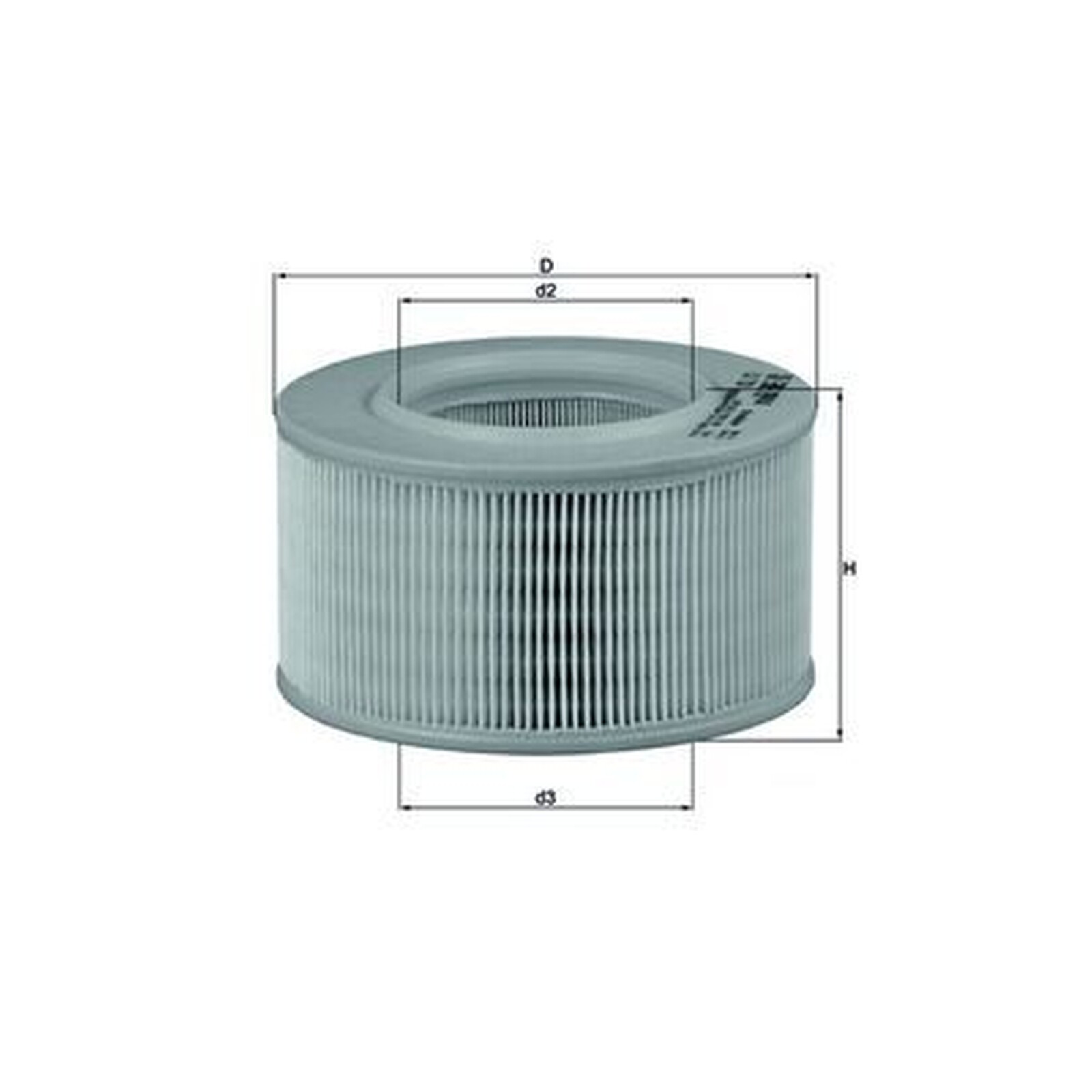Mahle Air Filter LX720 - Fits VW - Genuine Part - OE Matching Fit & Quality