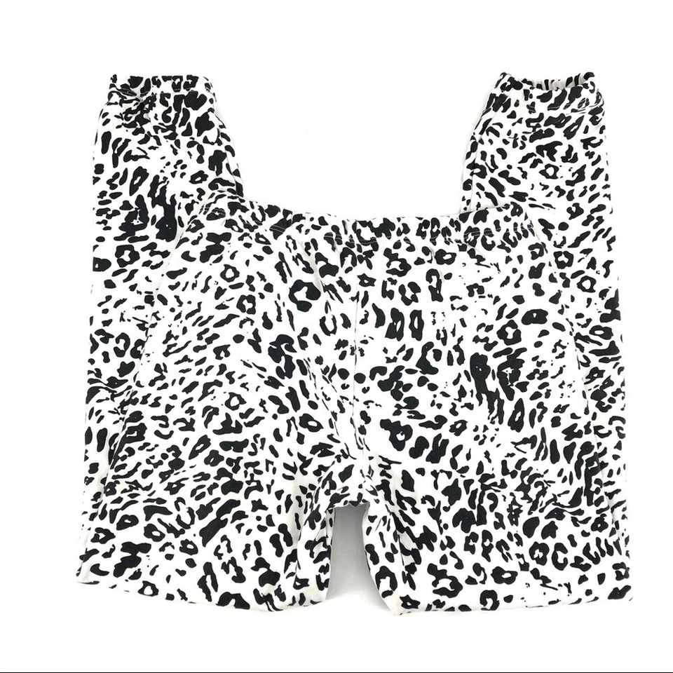 Pantalones deportivos transpirables Wildfox blancos negros | Hechos en EE. UU. Foto 3 de 4