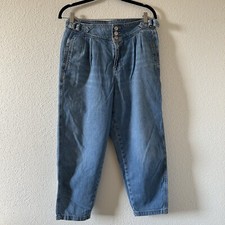 American Eagle High Waist Mom Jeans Casual Ankle Women’s Jeans 8 Short Blue