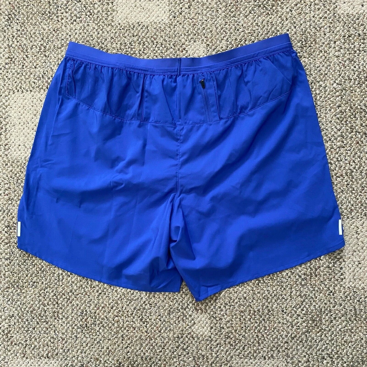 Mens Large L Nike Flex Stride Brief Running Athletic Shorts Royal