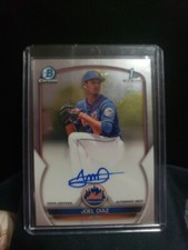 2023 BOWMAN CHROME 1ST PROSPECT AUTOGRAPH JOEL DIAZ NO. CPA-JDZ *METS*