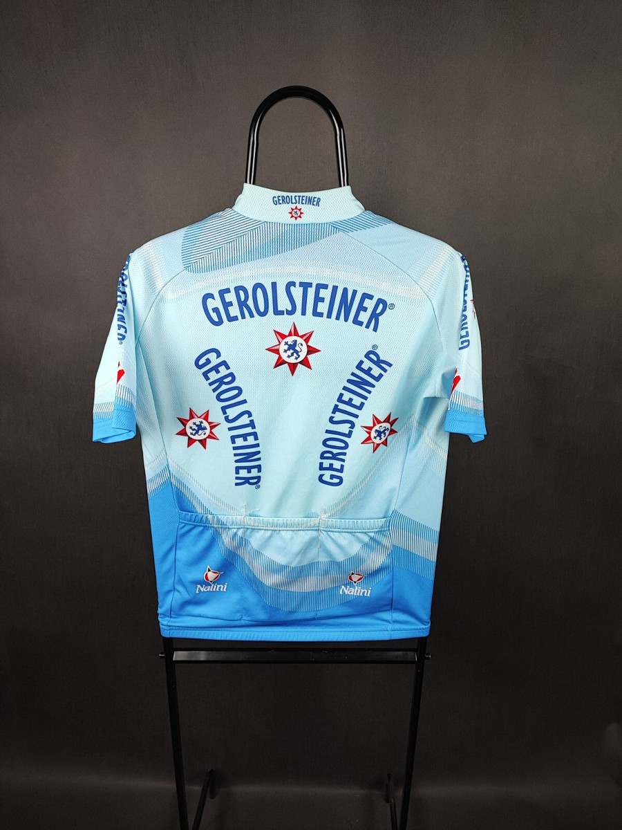 Maillot Cycliste Vintage GEROLSTEINER 2005 – Nalini Taille XXXL, Made In Italy