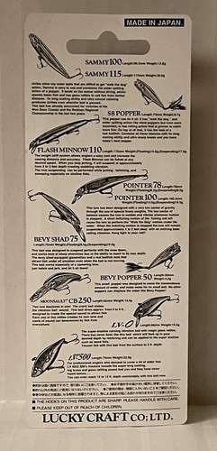 Vintage Lucky Craft Pointer 78SP Tennessee Shad Suspending Type - Picture 4 of 5