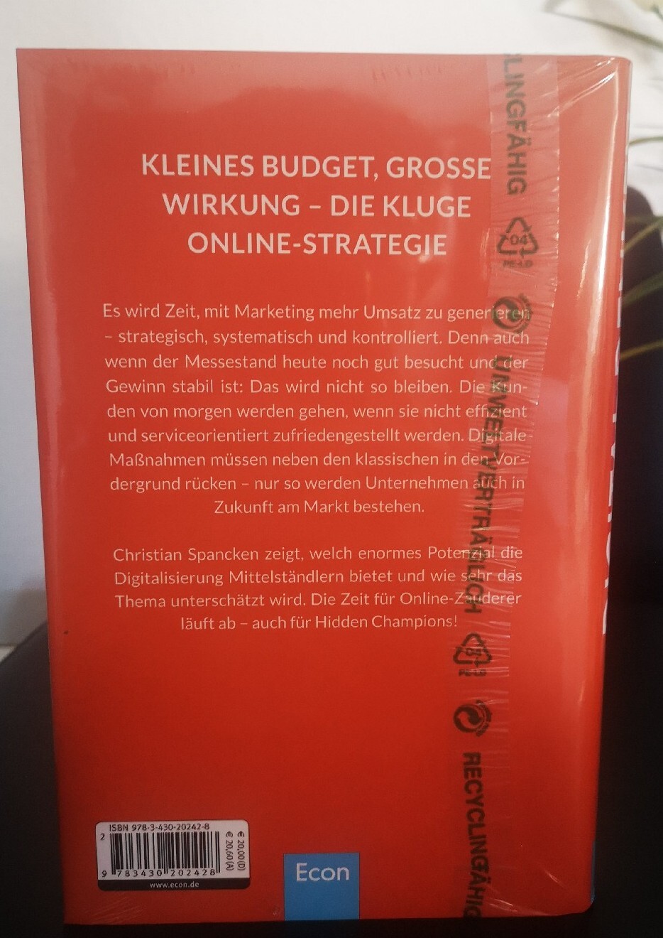 Thumbnail - Digital Denken Statt Umsatz Verschenken: Online-strategi... | Buch |