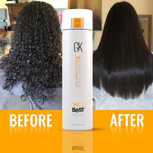 GKhair Professional Keratin Treatment - Hair Straightening & Smoothing - 1000ml - Picture 2 of 5