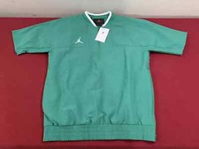 Nike Jordan Lightweight SS Coaches Jacket Green CV5858-377 Size Small NEW