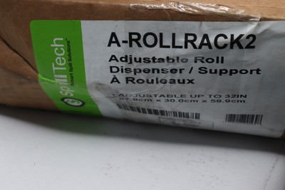 Spilltech Adjustable Roll Dispenser Black Steel 32'' 111462/355590