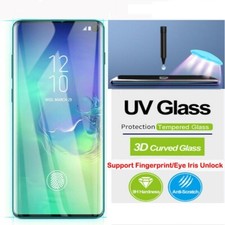 10D Full Tempered Glass UV Liquid Glue Screen Protector For Samsung Note 20 /10