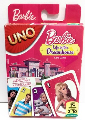 barbie uno cards