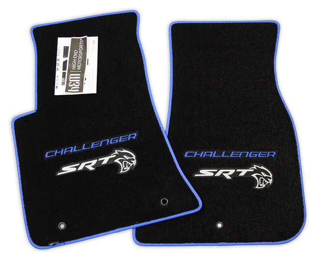 NEW! Dodge Challenger SRT HELLCAT Floor Mats Choose Color Trim & Logo