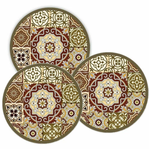 Sottobicchieri di marrone