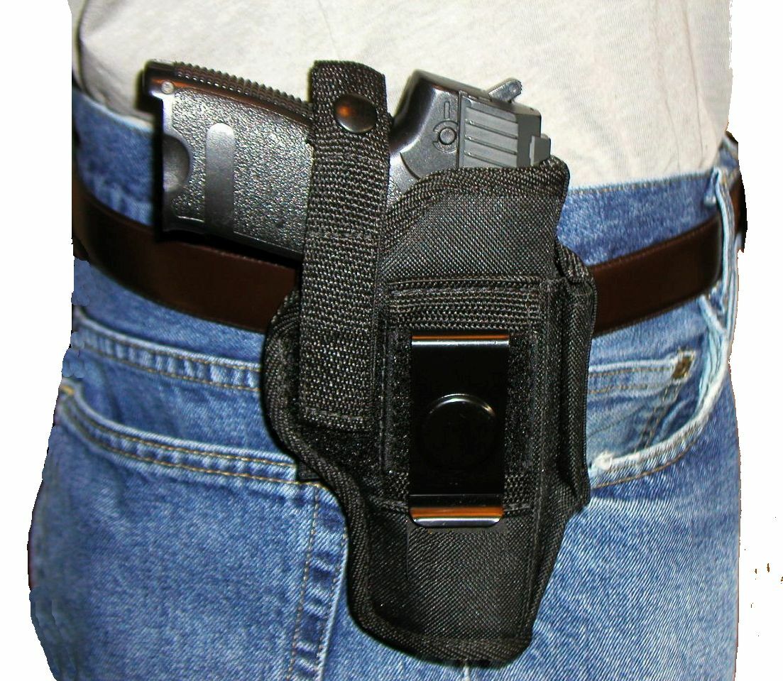 Kel-Tec P30 PMR30 Belt Hip Holster with Mag Holder for Keltec P-30 USA Made-image