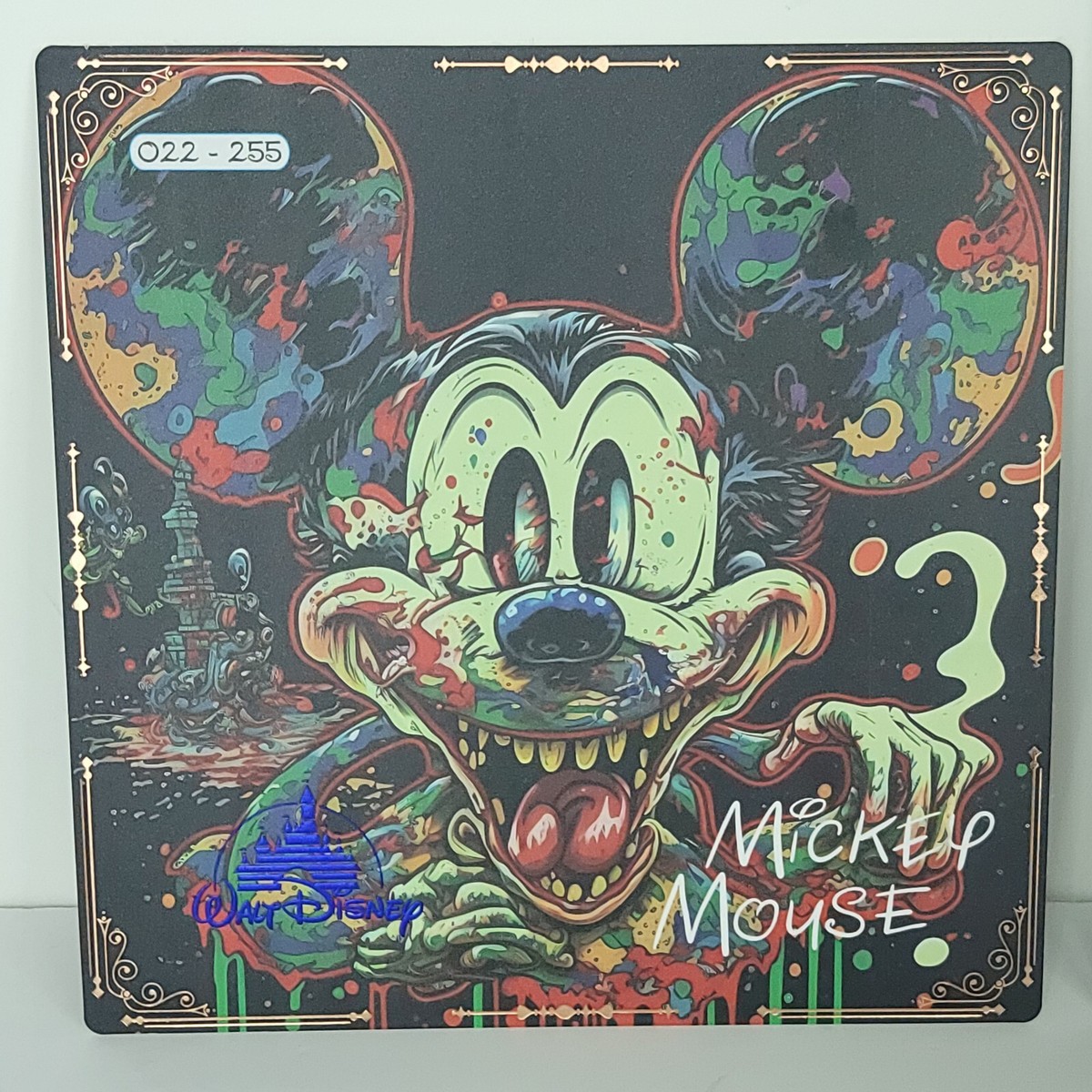 Crazy Mickey Mouse Disney 100th Limited Edition Art Card Print Big