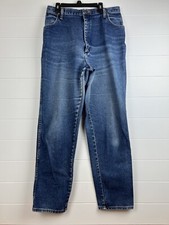 Vintage Wrangler Women's Size 13/14 30" inseam Blue Jeans Made in USA